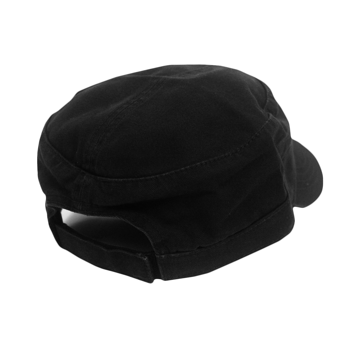 Skull Patch Black Military Hat