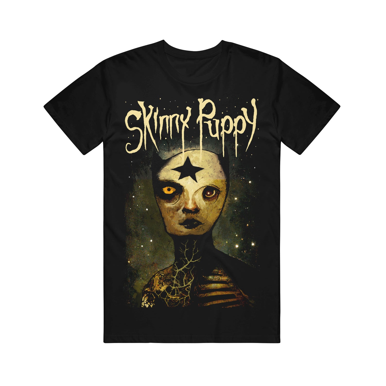 Black Star Head Tour Black T-Shirt